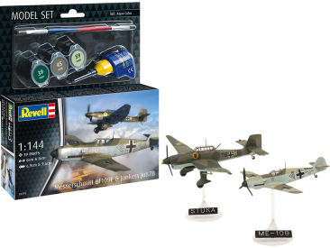 Revell Messerschmitt Bf109E & Ju87B Stuka (1:144) (sada)