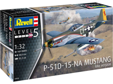 Revell North American P-51 D Mustang pozdní verze (1:32)