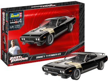 Revell Plymouth GTX 1971 (Rychle a zběsile) (1:24) (sada)