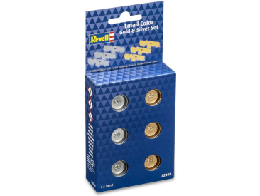 Revell sada emailových barev - Gold and Silver Set (6x14ml)