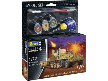 Revell sWS with Flak43 and Sd.Ah58 Ammo Trailer (1:72) (sada)
