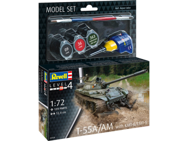 Revell T-55A/AM with KMT-6/EMT-5 Mine Plough (1:72) (sada)
