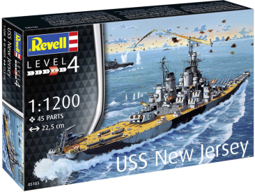 Revell USS New Jersey (1:1200)