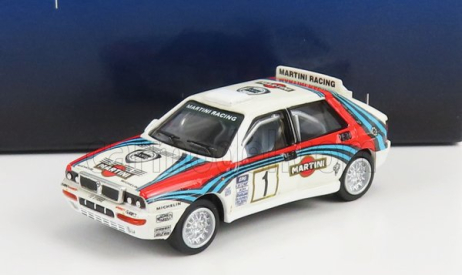 Ricko Lancia Delta Hf Integrale Evoluzione Ii Martini N 1 Rally Montecarlo 1992 1:87 Bílá Modrá Červená