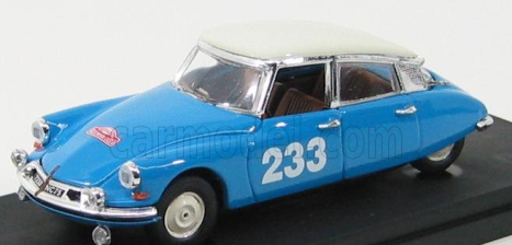 Rio-models Citroen Ds19 N 233 Rally Di Montecarlo 1963 1:43 Světle Modrá Slonová Kost