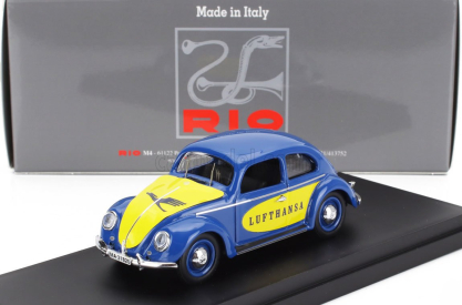 Rio-models Volkswagen Beetle Maggiolino Kafer Lufthansa 1957 1:43 Modrá Žlutá