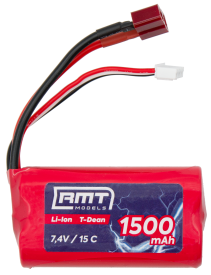 RMT models Li-Ion 1500 mAh 7,4V 15C