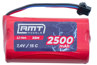 RMT models Li-Ion 2500 mAh 7,4V 15C SM-3P