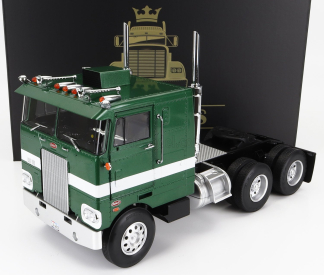 Road-kings Peterbilt 352 Pacemaker Tractor Truck 3-assi 1979 1:18 Zelená Bílá