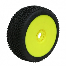 ROAD RUNNER (soft/zelená směs) Off-Road 1:8 Buggy gumy nalep. na žlutých disk. (2ks.)