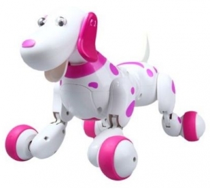 RC Robo-Dog - pes, růžový