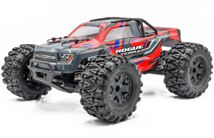 BAZAR - RC auto ROGUE TERRA RTR Brushless Monster Truck 4WD, červená