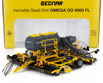 Ros-model Bednar Seminatrice Versatile Seed Drill Omega Oo 6000 Fl 1:32 Žlutá