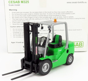 Ros-model Cesab M325 Carrello Elevatore Verticale - Vertical Order Picker 4 Wheels 1:23 Zelená Černá