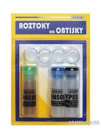 Roztoky na obtisky-sada Agama 3x3ml