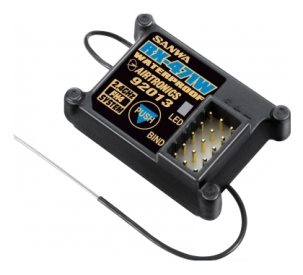 RX-471W FHSS-4 SSR 4-kanálový přijímač (WATERPROOF a telemetrický)