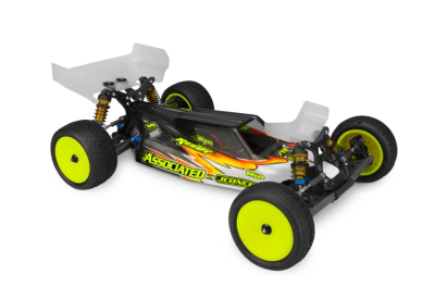 S2 - B6/B6D čirá karoserie včetně Aero křídla - (pro ASSO B6 / B6D)