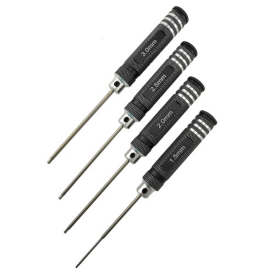 Sada Imbusových šroubováku s hl. rukojetí, 1,5 ; 2,0 ; 2,5 a 3,0mm