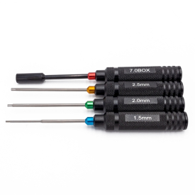 Sada nářadí, imbusový šroubovák (1,5, 2.0, 2.5mm) a nástrčkový klíč 7,0mm