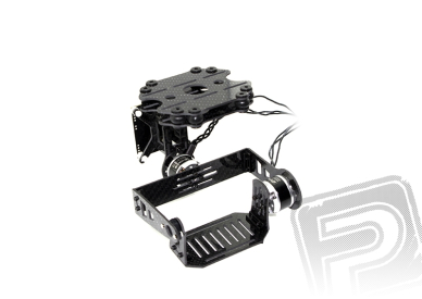 Sada uhlíkového závěsu kamery GoPro s motory a elektronikou