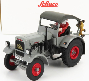 Schuco Deutz F3 M417 Tractor 1954 - Christmas Edition 2021 - Con Babbo Natale - With Figure Santa Claus 1:32 Světle Šedá