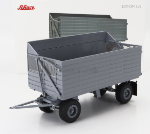 Schuco Fortschritt Trailer For Tractor Hw80 Sha 1980 1:32 Grey