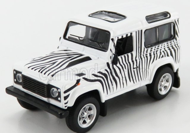 Schuco Land rover Defender 90 Safari 1999 1:64 Bílá Černá