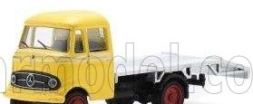 Schuco Mercedes benz L319 Soccorso Stradale - Carro Attrezzi - Wrecker Road Service 1961 1:87 Žlutá