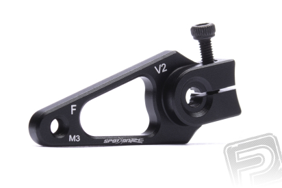 Servo páka 25,5mm 25zubů (černá), pro serva H,S,F