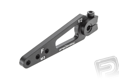 Servo páka 44,5mm 25zubů (černá), pro serva H,S,F
