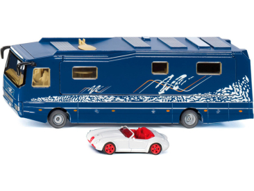 SIKU Super - Volkner obytný karavan s autem 1:50