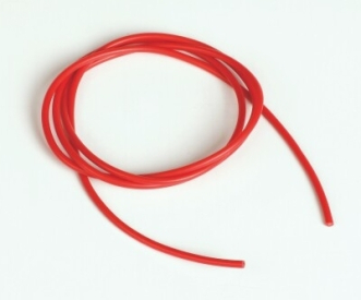 Silikonový kabel 1,0qmm, 17AWG, 1metr, červený