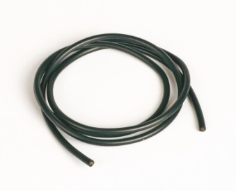 Silikonový kabel 2,6qmm, 13AWG, 1metr, černý