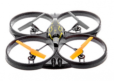 RC dron Sky King, žlutá