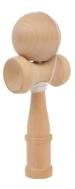 Small Foot Dětská dřevěná hra Kendama přírodní