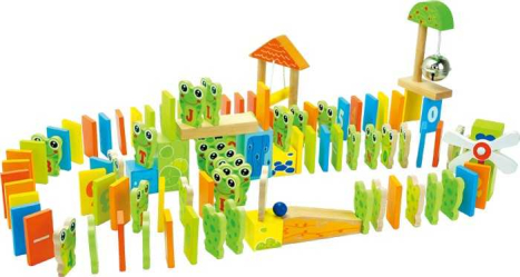 Small Foot Domino rallye žába