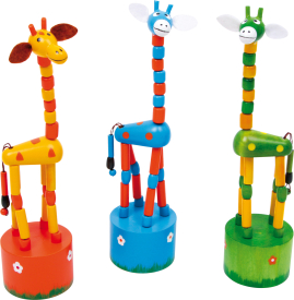 Small Foot Tančící žirafy Alfies set 3 ks