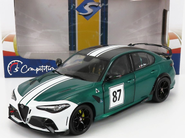 Solido Alfa romeo Giulia Gtam N 87 Nurburgring 2021 1:18 Zelená Bílá