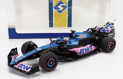 Solido Alpine F1  A523 Team Bwt Alpine N 10 3rd Dutch Gp 2023 Pierre Gasly 1:18 Modrá Růžová