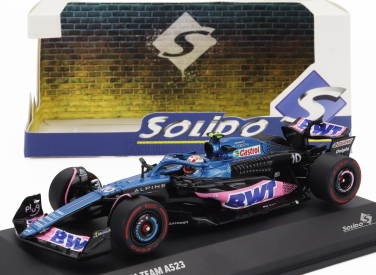 Solido Alpine F1  A523 Team Bwt Alpine N 10 3rd Dutch Gp 2023 Pierre Gasly 1:43 Modrá Růžová