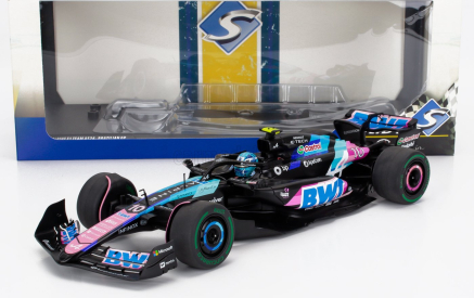 Solido Alpine F1  A524 Team Bwt Alpine N 10 Brazilian Gp 2024 Pierre Gasly 1:18 Černá Modrá Růžová
