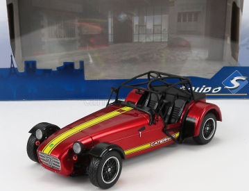 Solido Caterham Seven 275 Academy 2014 1:18 Červená Met Žlutá