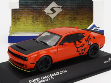 Solido Dodge Challenger Srt Demon V8 6.2l Coupe 2018 1:43 Oranžová Černá