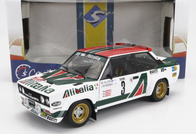 Solido Fiat 131 Abarth Alitalia N 3 3rd Rally Montecarlo 1979 M.alen - I.kivimaki 1:18 Bílá Červená Zelená