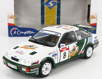 Solido Ford england Sierra Cosworth Rs500 N 8 Rally Tour De Corse 1988 Auriol 1:18 Bílá Zelená