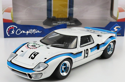 Solido Ford usa Gt40 Mki N 19 Angola Championship 1973 1:18 Bílá 2 Tóny Modrá