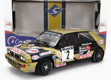 Solido Lancia Delta Hf H.f. Grifone Srl N 2 3rd Rally Deutschland 1989 Y.loubet - J.m.andrie 1:18 Zlatá Černá
