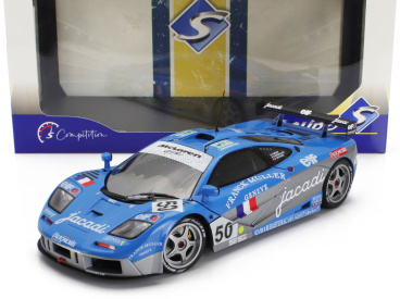 Solido Mclaren F-1 Gtr 6.1l V12 Team Giroix Racing N 50 24h Le Mans 1995 Jean Denis Deletraz - Fabien Giroix - Olivier Grouillard 1:18 Modrá Stříbrná