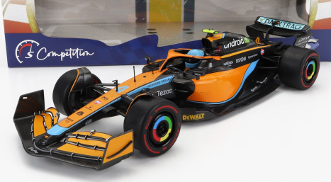 Solido Mclaren F1  Mcl36 Mercedes Team Mclaren N 4 3rd Emilia Romagna Italy Gp 2022 Lando Norris 1:18 Oranžová Světle Modrá