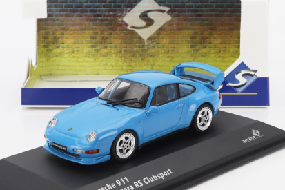Solido Porsche 911 993 Rs Clubsport Coupe 1993 1:43 Světle Modrá